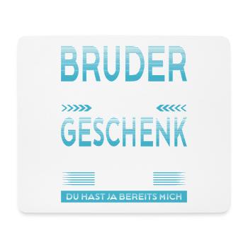 Bruder Bester Bruder Der Welt Geschenke - Mousepad (Querformat) - Weiß - Vorne