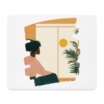 Relax Meditation Selfcare Me-Time - Mousepad (Querformat) - Weiß - Vorne