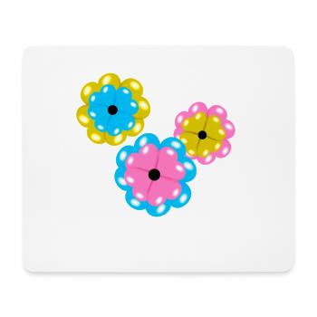 Blumen Blume Blüten Frühling Sommer Sommerzeit - Mousepad (Querformat) - Weiß - Vorne