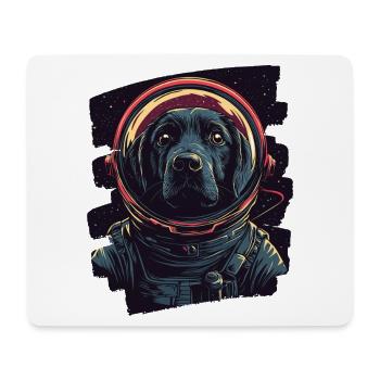 Astronaute du Labrador - Tapis de souris (format paysage) - blanc - Devant