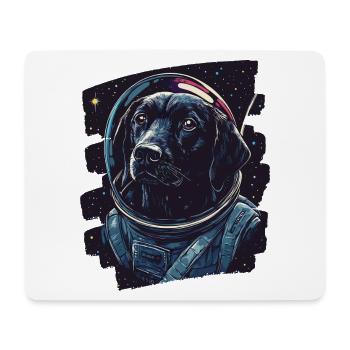 Astronaute du Labrador - Tapis de souris (format paysage) - blanc - Devant