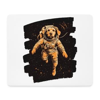 Astronaute du Labrador - Tapis de souris (format paysage) - blanc - Devant