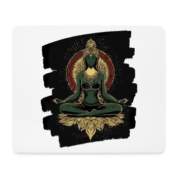 Yoga Namaste Meditation - Mousepad (Querformat) - Weiß - Vorne