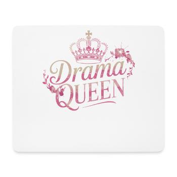 Drama Queen Königin Prinzessin Selbstwert Frauen - Mousepad (Querformat) - Weiß - Vorne