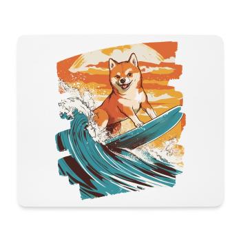 Shiba Inu - Mouse Pad (horizontal) - white - Front