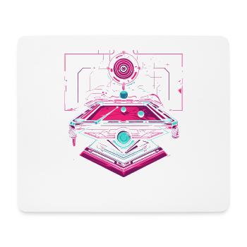 Billiards Steampunk Look - Mouse Pad (horizontal) - white - Front
