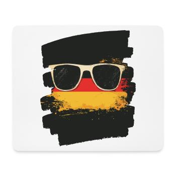 Sunglasses Germany Flag - Mouse Pad (horizontal) - white - Front
