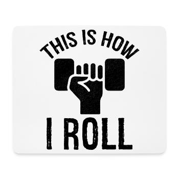 so ticke ich Athletic Director Athletic - Mousepad (Querformat) - Weiß - Vorne