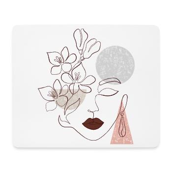 Love and joy - Mousepad (Querformat) - Weiß - Vorne