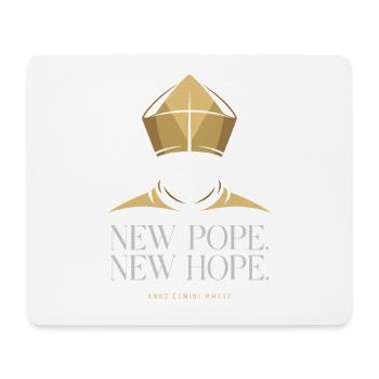 Nouveau Pape Nouvel Espoir Élection Papale Vatican, Rome 2025 - Tapis de souris (format paysage) - blanc - Devant