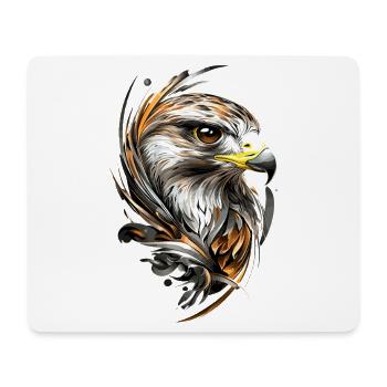 Falke Turmfalke Falkenjagd Wanderfalke Süße Falken - Mousepad (Querformat) - Weiß - Vorne
