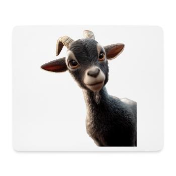 Ziege Hausziege Steinbock Ziegenbock Süße Ziegen - Mousepad (Querformat) - Weiß - Vorne