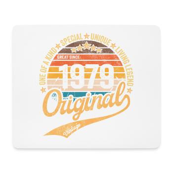 Retro Vintage born in 1979 Vintage 1979 - Mouse Pad (horizontal) - white - Front