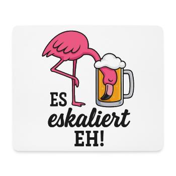Es eskaliert! EH! - Mousepad (Querformat) - Weiß - Vorne