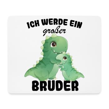 Nachwuchs Verkünden | Ich Werde Großer Bruder 2027 - Mousepad (Querformat) - Weiß - Vorne