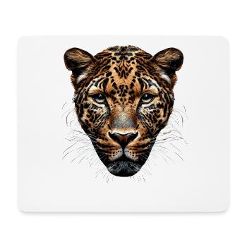 Leopard Panther Big Cat Cat Panther Leopard - Mouse Pad (horizontal) - white - Front