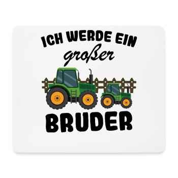 Nachwuchs Verkünden | Ich Werde Großer Bruder 2027 - Mousepad (Querformat) - Weiß - Vorne