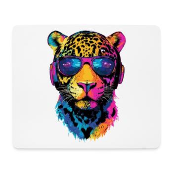 Jaguar Big Cat Panther Wild Cat Cute Jaguar - Mouse Pad (horizontal) - white - Front