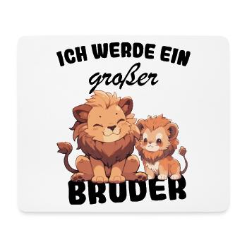 Nachwuchs Verkünden | Ich Werde Großer Bruder 2027 - Mousepad (Querformat) - Weiß - Vorne