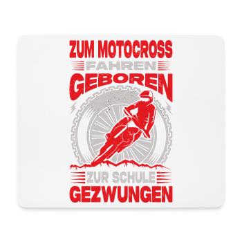 Motocrossfahrer Geschenke Motocross Biker Sprüche - Mousepad (Querformat) - Weiß - Vorne