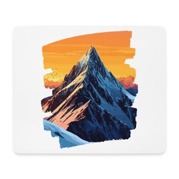 Berge Klettern Kletterer Wandern - Mousepad (Querformat) - Weiß - Vorne