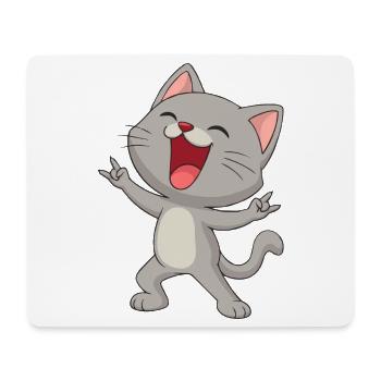 Rock'n'Roll Miez - Mousepad (Querformat) - Weiß - Vorne