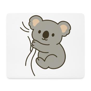 Kuschel-Koala - Mousepad (Querformat) - Weiß - Vorne