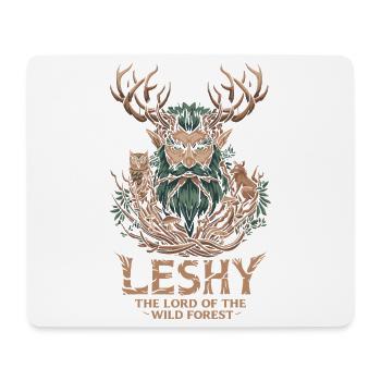 Leshy Wilder Waldgeist Slawisches Design - Mousepad (Querformat) - Weiß - Vorne