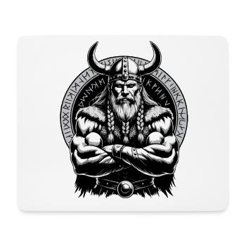 Nordische Mythologie Wikinger Krieger Valhalla - Mousepad (Querformat) - Weiß - Vorne