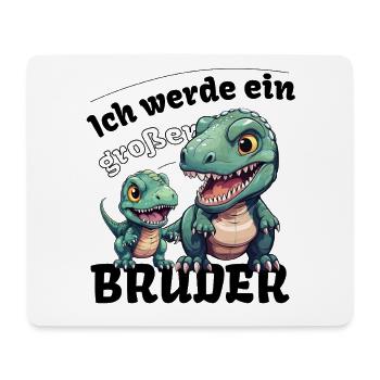 Nachwuchs Verkünden | Ich Werde Großer Bruder 2027 - Mousepad (Querformat) - Weiß - Vorne