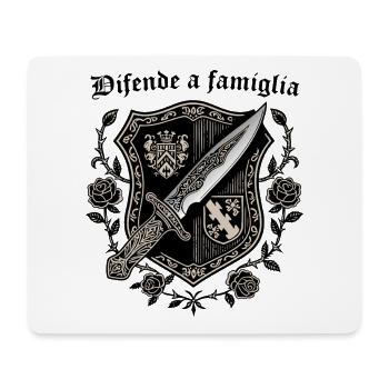Difende a famiglia - Tapis de souris (format paysage) - blanc - Devant