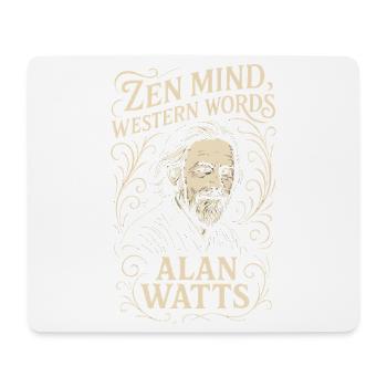 Zen Mind Westliche Worte Kunst - Mousepad (Querformat) - Weiß - Vorne