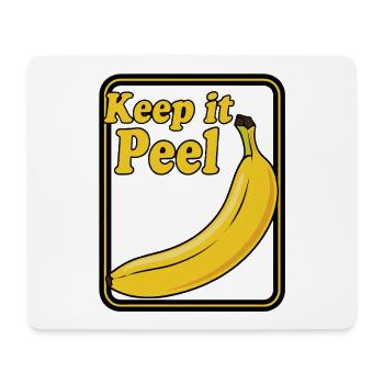 Keep Peel – Banana Humor - Mouse Pad (horizontal) - white - Front
