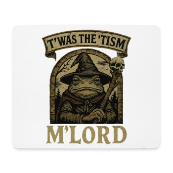 T’was the ‘Tism M’Lord Frog - Mouse Pad (horizontal) - white - Front