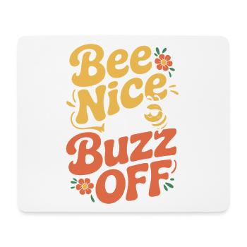 Abeille Apiculteur Abeille Nice Ou Buzz Off Apiculteur - Tapis de souris (format paysage) - blanc - Devant