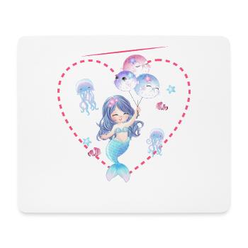 J’annonce la progéniture : je vais être une grande sœur en 2027 - Tapis de souris (format paysage) - blanc - Devant