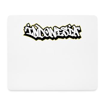 Indonesien Graffiti Tag Sketchbook - Mousepad (Querformat) - Weiß - Vorne