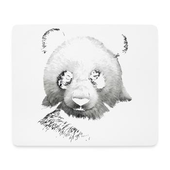 Panda - Mouse Pad (horizontal) - white - Front