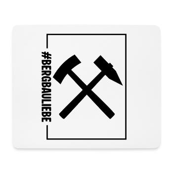 Bergbauliebe - Mousepad (Querformat) - Weiß - Vorne