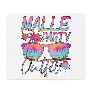 Malle Party Outfit Sunglasses - Mouse Pad (horizontal) - white - Front