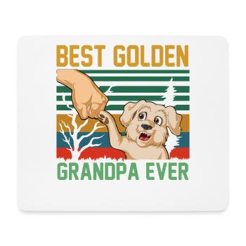 Bester Golden Retriever Opa aller Zeiten - Mousepad (Querformat) - Weiß - Vorne