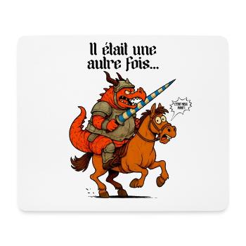 Once Upon a Time - Geek and Gamer Humor - Mouse Pad (horizontal) - white - Front