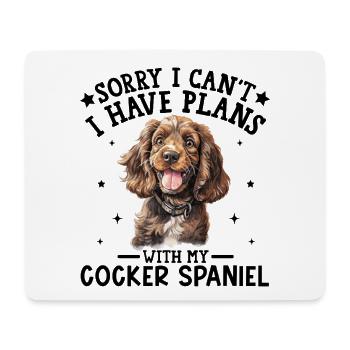 Joyful Dachshund Illustration for Apparel - Mouse Pad (horizontal) - white - Front