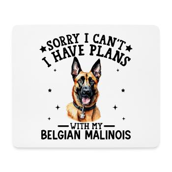 Vivid German Shepherd Portrait - Mouse Pad (horizontal) - white - Front