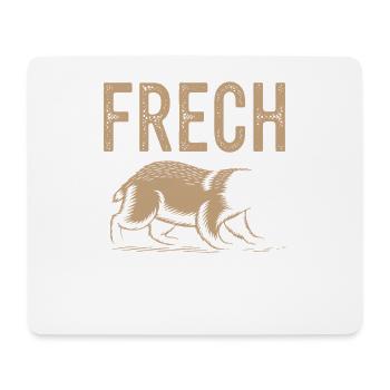 Frechdachs - Mousepad (Querformat) - Weiß - Vorne