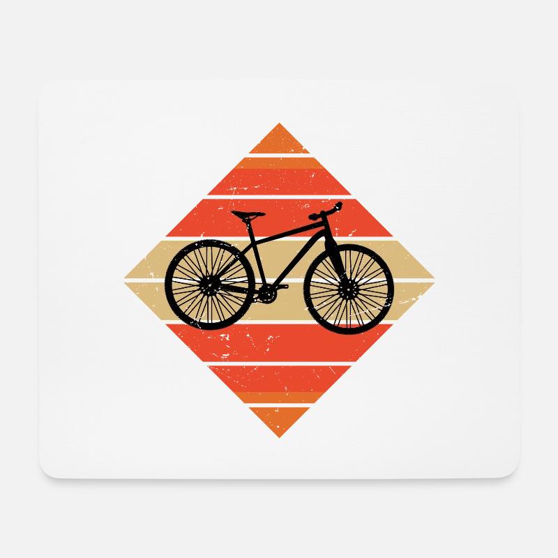 Cycling Retro Vintage - Mousepad (Querformat) - Weiß