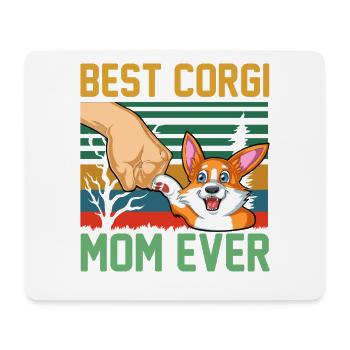 Die beste Corgi-Mama aller Zeiten – Muttertags-Special - Mousepad (Querformat) - Weiß - Vorne