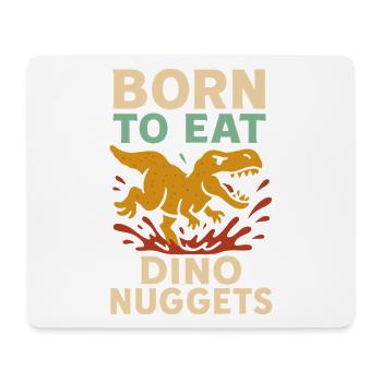 Dino Nuggets Nostalgia Funny Snack Dinosaur - Mouse Pad (horizontal) - white - Front