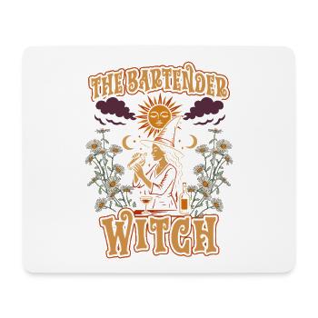 Barkeeperin Barfrau The Bartender Witch - Mousepad (Querformat) - Weiß - Vorne