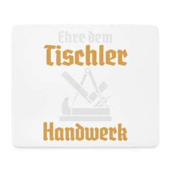 Carpenter Crafts Guild Sign Guild - Mouse Pad (horizontal) - white - Front